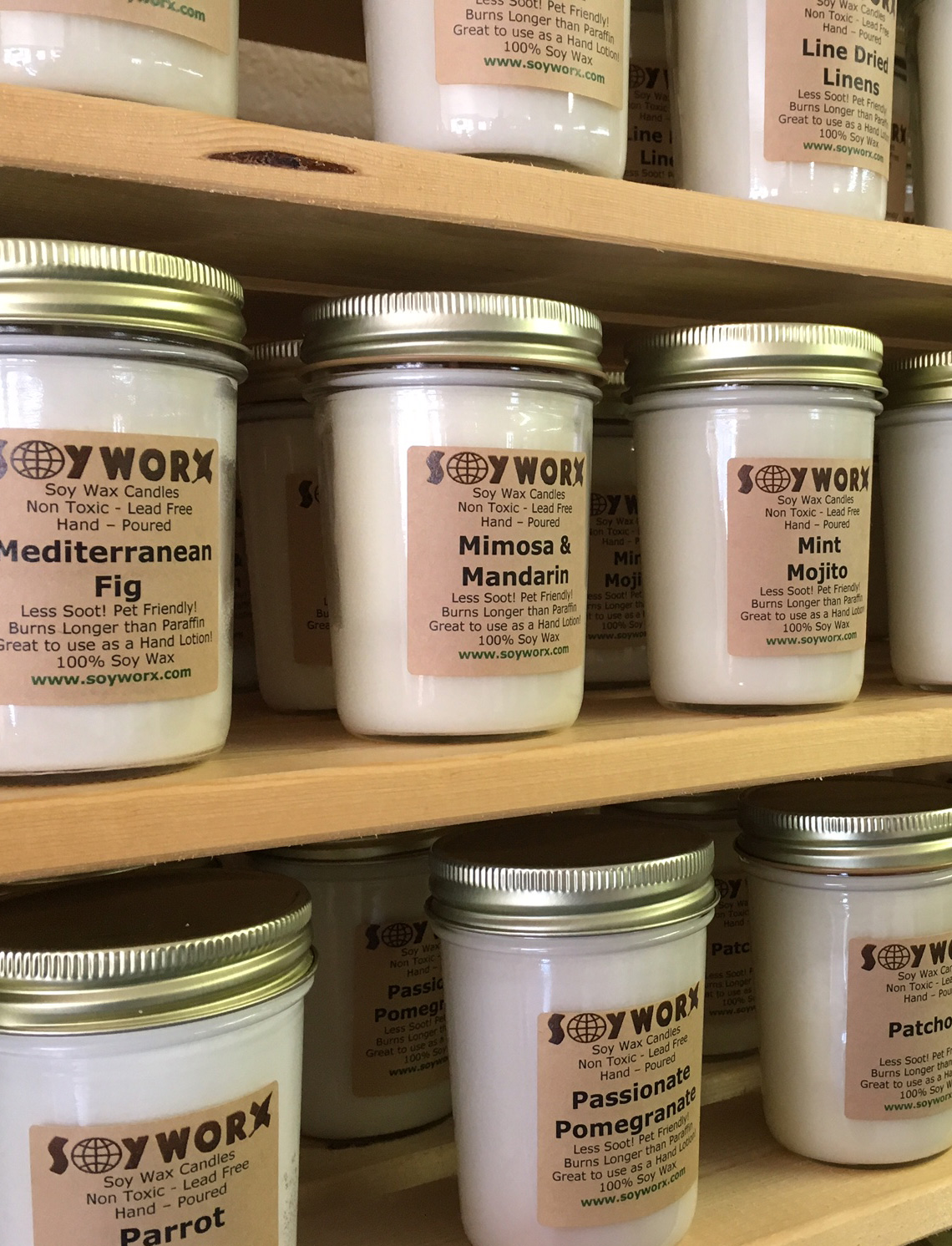 Hand Poured In Mason Jar SHIPS FREE Pure Soy Candle Better Than Sex 