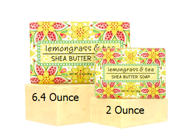 Greenwich Bay Trading Company Lemongrass & Tea Shea Butter Soap